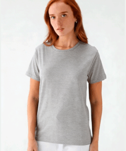 Camiseta Feminina Lisa Algodão OneBasik Cinza