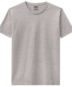 Camiseta Básica Unissex Cinza Mescla